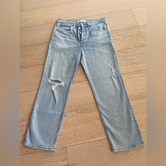 ARITZIA DENIM FORUM Arlo High-Rise Straight Jeans – 30 – 27” Inseam – EUC - Picture 3 of 11